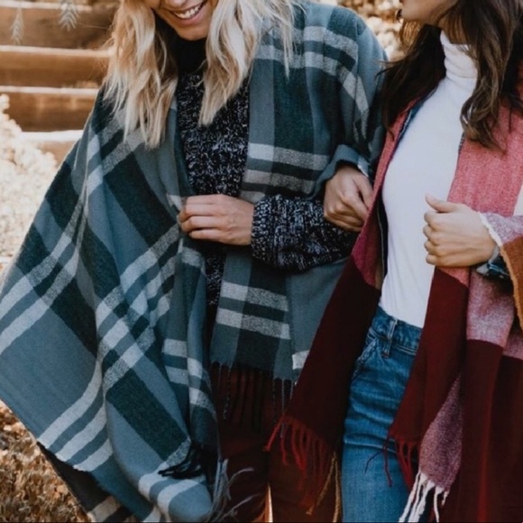 Siizu Sweaters - Poncho Wrap